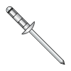 Multi-Grip Rivets - Brazier Head - Aluminum Body-Steel Mandrel