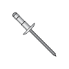 Multi-Grip Rivets - Large Flange Dome Head - Black Phosphate - Aluminum Body-Steel Mandrel