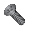 Flat 82° Phillips Machine Screw  - 18-8 Stainless - Black Oxide