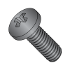 Pan - Phillips - Machine Screw - 18-8 Stainless - Black Oxide 