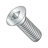 Flat 82° Square - Machine Screw - Square Recess - Zinc