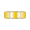 MS35650 - Hex Machine Screws - Cadmium Yellow (USA)