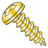 MS51861 - Phillips - Pan - Type AB - Self Tapping Screws - Cadmium Yellow