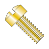 Fillister - Slotted - Machine Screws - Zinc Yellow