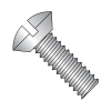 Oval - Undercut - Slotted - Machine Screws - 18-8 Stainless