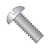Round - Slotted - Machine Screw - 18-8 Stainless