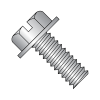 Slotted - Indented - Hex Washer - Machine Screws - 18-8 Stainless