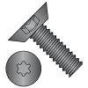 82° Flat - Undercut - Six Lobe - Machine Screws - Black Oxide