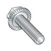 Serrated Hex Washer - Case Hardened Flange Screw - Zinc
