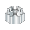 Castle Nut - Low Carbon Steel - Zinc Plated