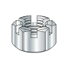 Slotted Hex Nuts - Finished Pattern - Zinc