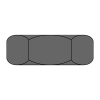 Hex Jam Nuts - Plain Finish 