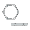 Hex Panel Nuts - Pipe Nuts - Zinc Alloy