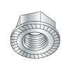 Serrated Hex Flange Lock Nut - Zinc Plated - Case Hardened