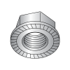 Serrated Hex - Flange Lock Nuts - 18-8 Stainless Steel