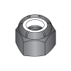 Nylon Insert Stop Nuts - Black Oxide - 18-8 Stainless