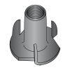 Tee Nuts - 3 Prong - Black Zinc