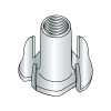 Tee Nuts - 4 Prong - Zinc