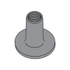 Weld Nuts - Round Base - 0.750" Base - Plain Finish