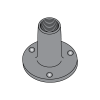Weld Nuts - Round Base - 0.718" Base - Plain Finish