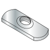 THIN Tab Weld Nuts - No Projections - Center Hole - Plain