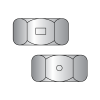 Two Way Reversible Lock Nuts - Finished Pattern - 18-8 Stainless