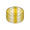 American Sockets® - Flush Seating - Socket Pipe Plug - 7/8" Taper - Brass