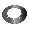 Round - Stud Receivers - Push On Nuts - Black Phosphate