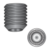 Socket Set Screws - Knurl Cup Point - Metric