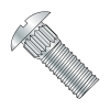 Track Bolts - Slotted Round - Ribbed Neck - Zinc
