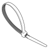 Conventional Cable Ties - Type 6/6 UV Natural Nylon