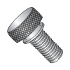 Knurled Thumb Screws - with Washer Face - 303 Stainless