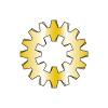 Combination Tooth - Lock Washers - Zinc Yellow
