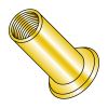 Blind Threaded Inserts - Steel Zinc Yellow Rivet Nuts (Metric)